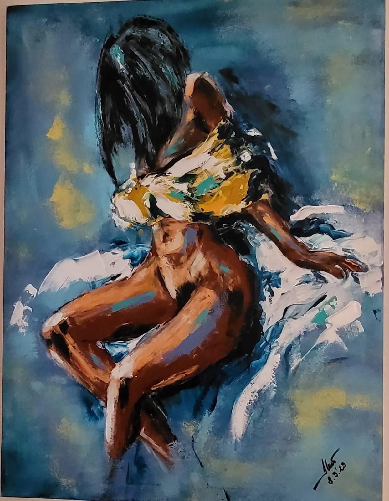 ArteDiAlina.com painting: Cherchez La Femme